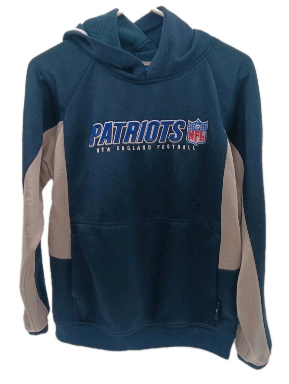 NFL Team Apparel New England Patriots Hoodie Youth Large 14/16 Embroidered Sport